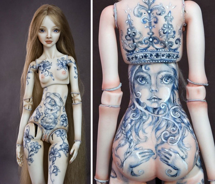 Фарфоровые куклы ручной работы от российского дизайнера