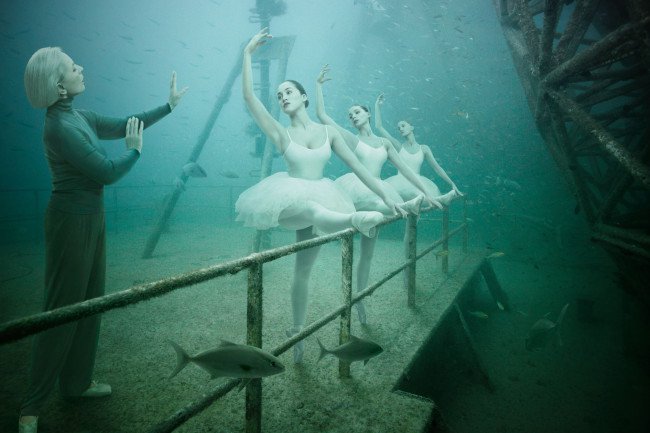 Подводный мир и фотоманипуляции Андреаса Франке
