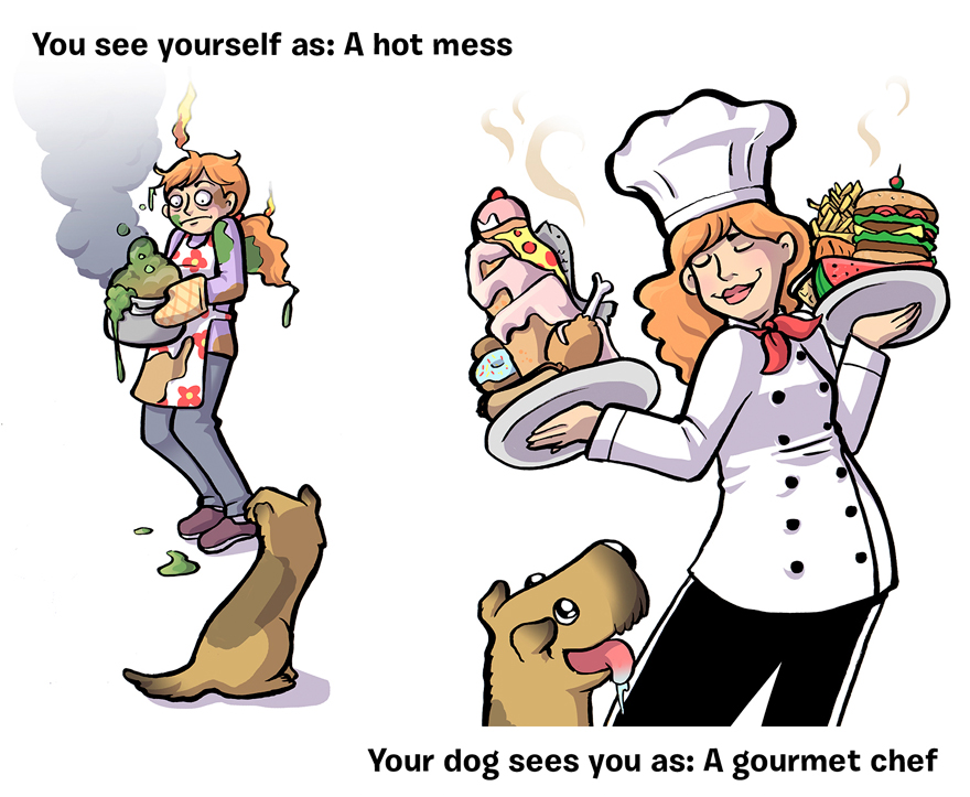 Забавные иллюстрации о том, какими нас видят наши собаки 