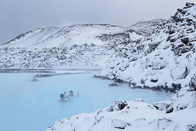 Голубая лагуна, Исландия.