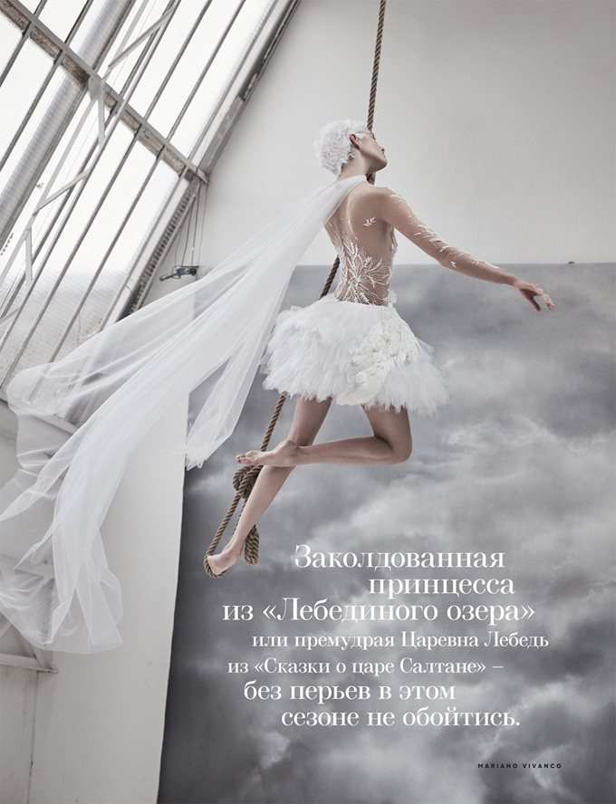 Нежная фотосессия в Vogue Russia 
