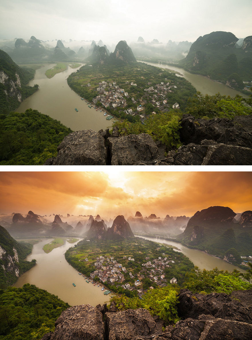 Как выглядят знаменитые места до и после обработки в фотошопе