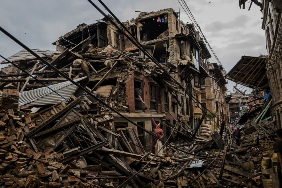 Землетрячение в Непале