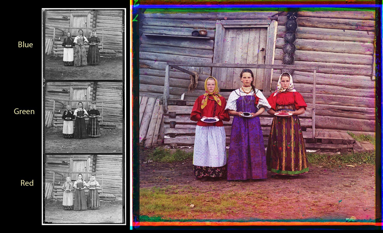 первые цветные фотографии прокудина горского
