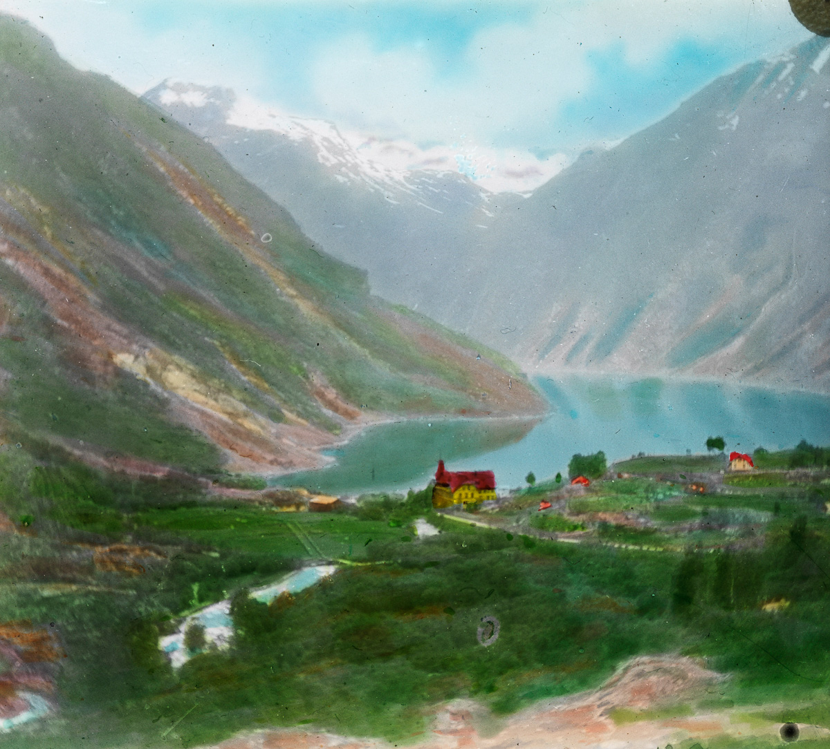 Цветные фотографии красот Норвегии (1900 Год)