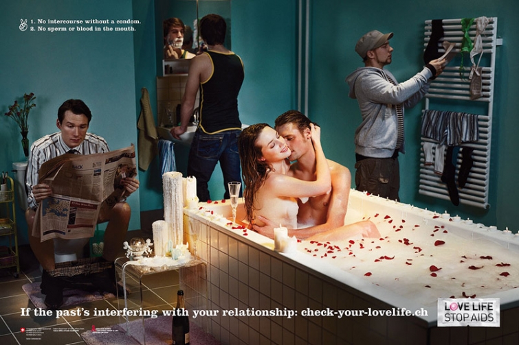 Креативная реклама пропаганды безопасного секса