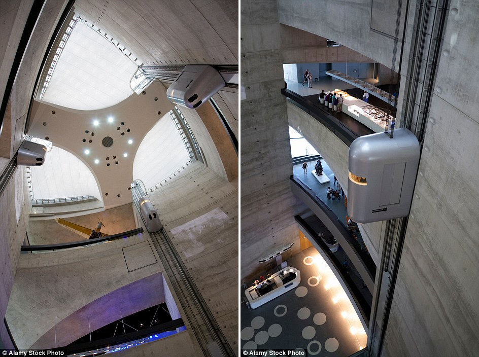 Лифты в Музей Mercedes-Benz