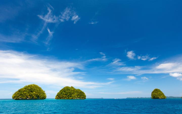 Коралловые острова Челбахеб в Палау