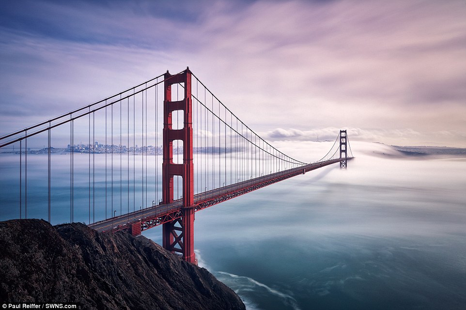 Мост Золотые Ворота в Сан-Франциско, штат Калифорния, США.