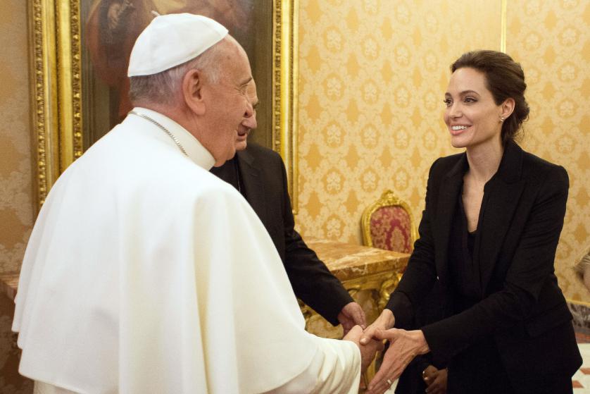 Папа Франциск и знаменитости