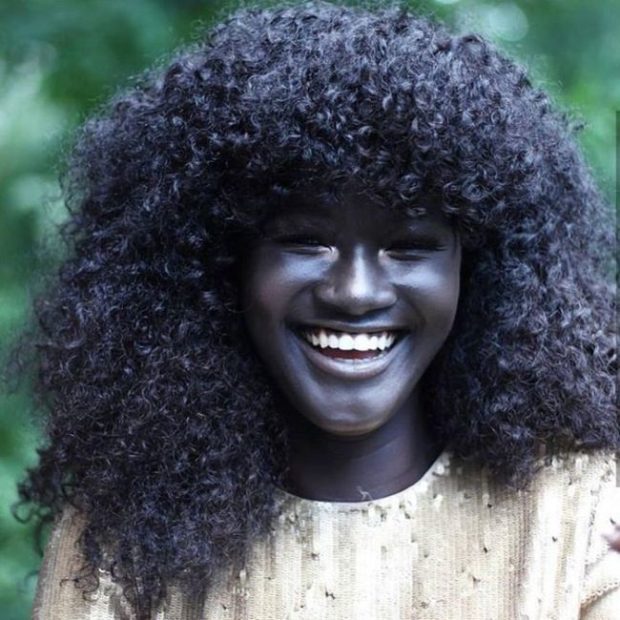 Худия Диоп — модель с самой темной в мире кожей