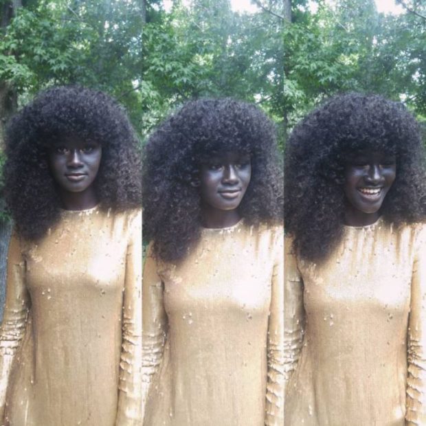 Худия Диоп — модель с самой темной в мире кожей