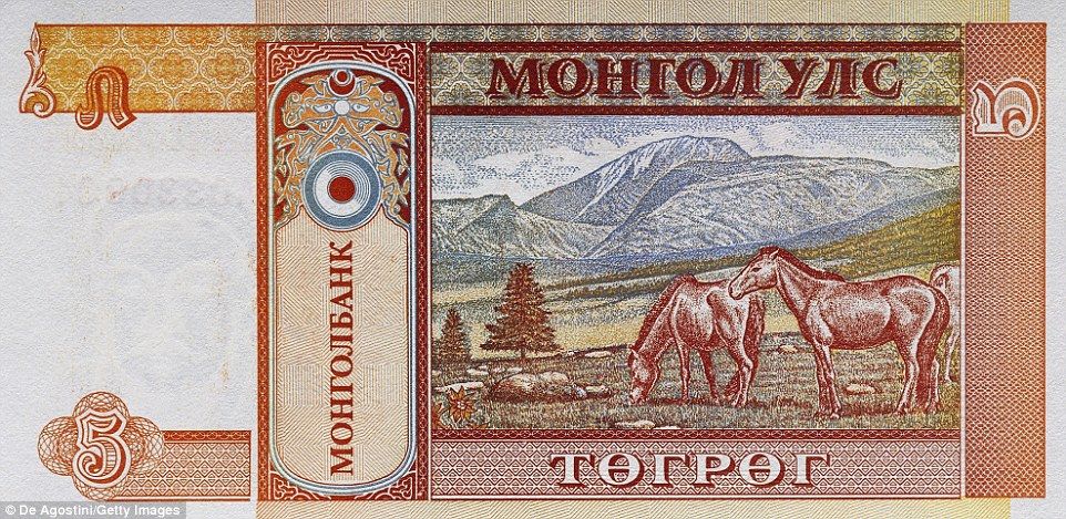 5 монгольских тугриков