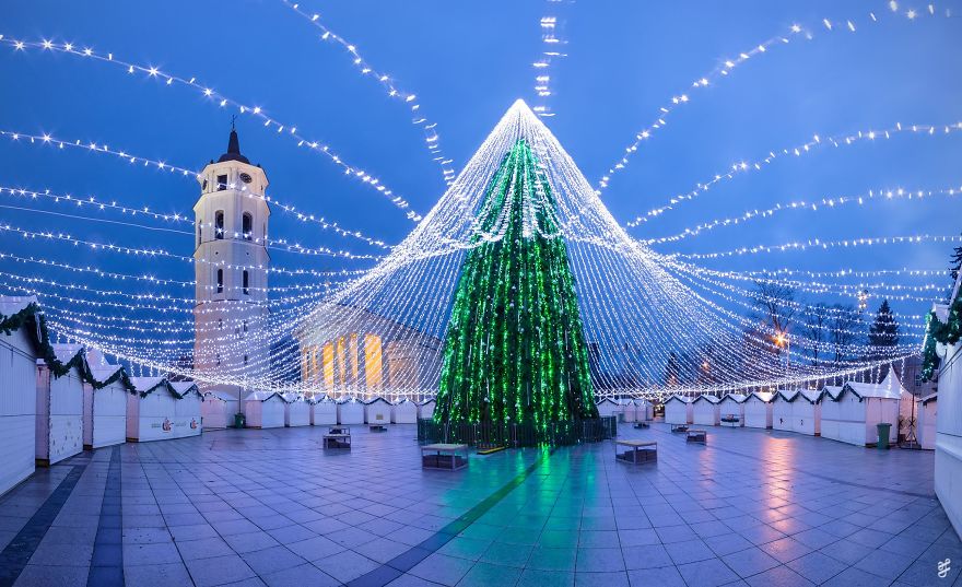 Рождественская ёлка в Вильнюсе 2016