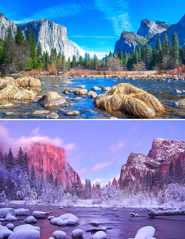 Пейзажи, на которых зима всё преобразила
