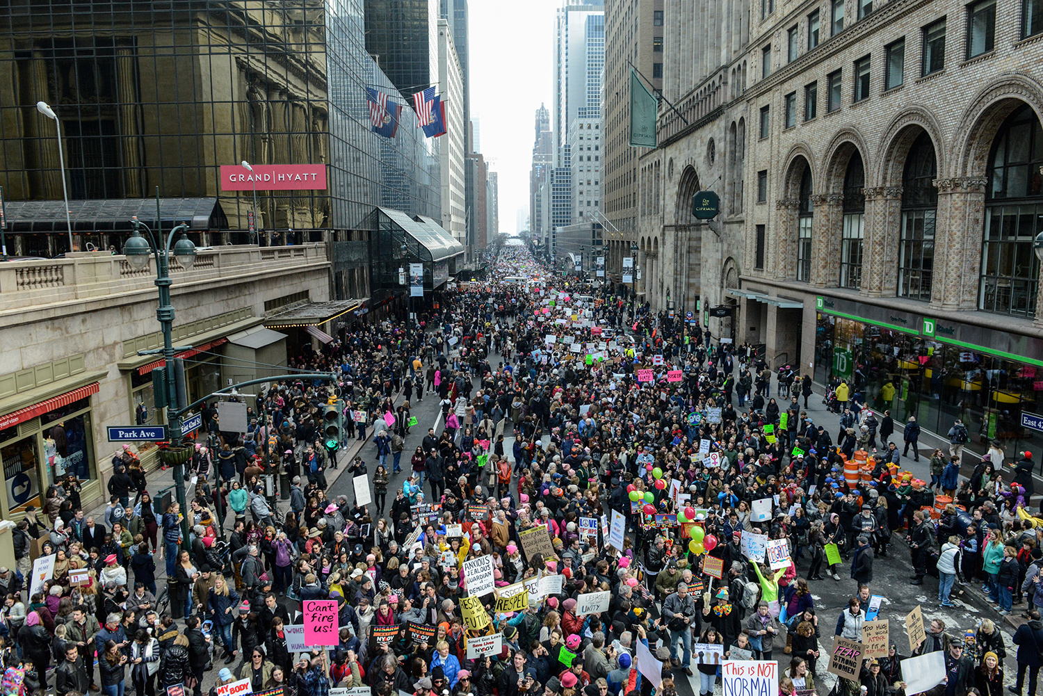 «Женский марш» в Нью-Йорке