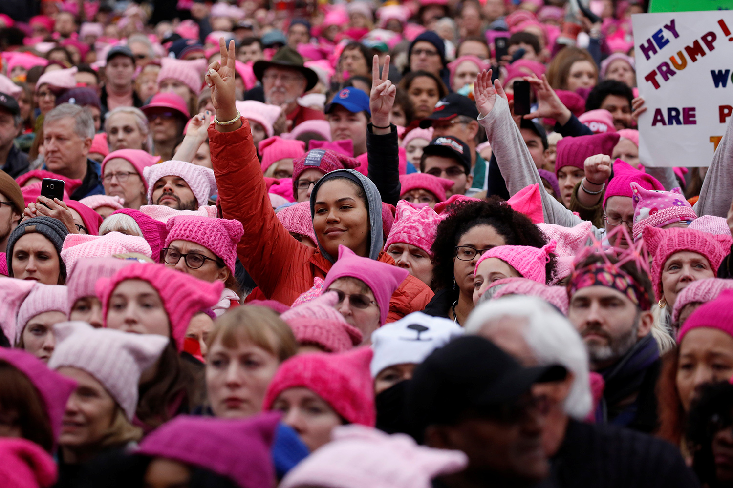 Перед «женским маршем» в Вашингтоне