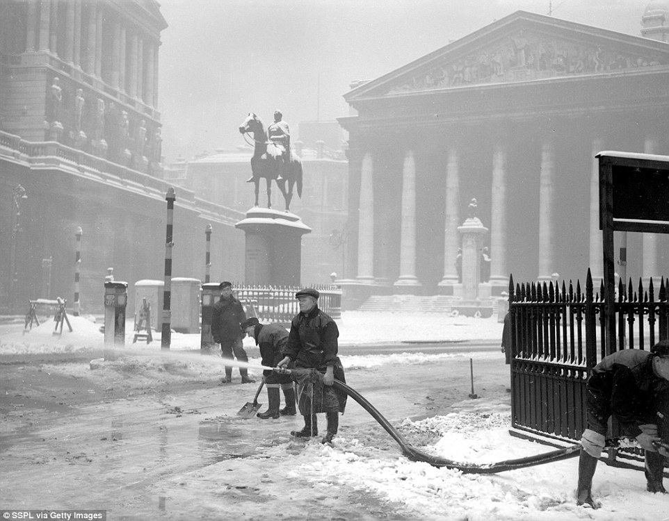 Зима в Великобритании в 1900 - 1960 годах