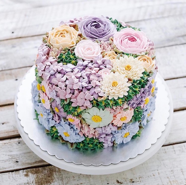 Красивый торт