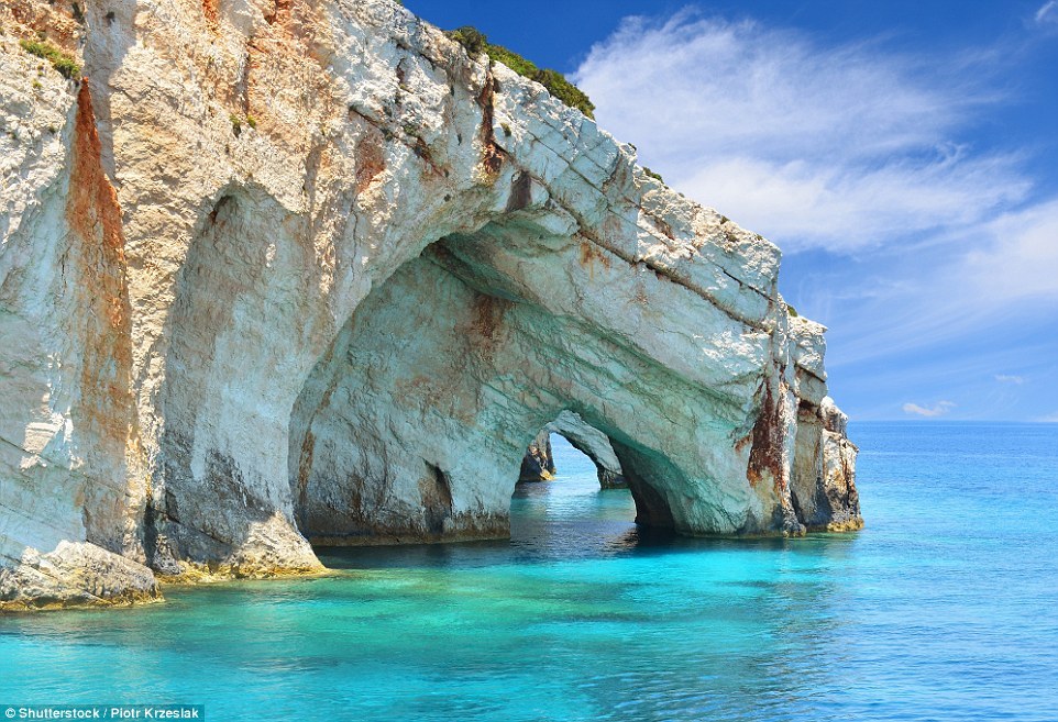 Голубые пещеры, Закинф, Греция