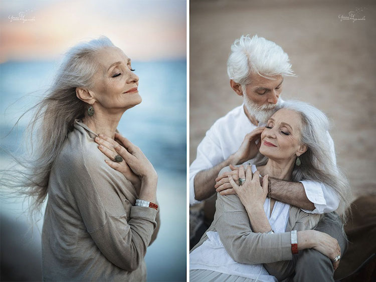 Красивая пожилая пара