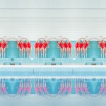 В бассейне: серия фотоманипуляций Maria Svarbova