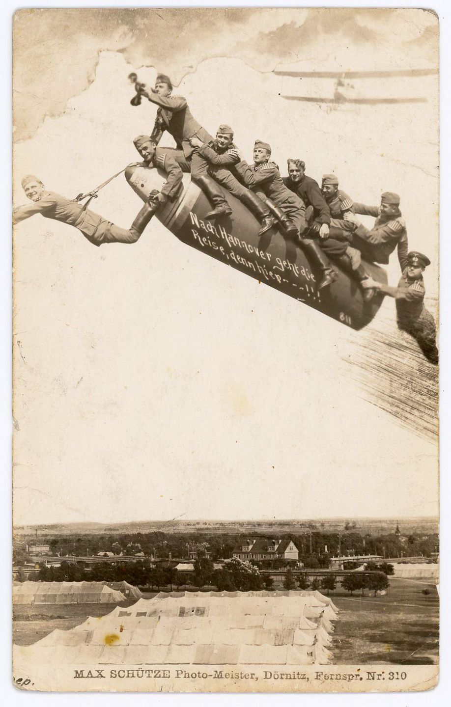 Фотошопили как могли: фотографии 1912-1945 годов с армейским юмором