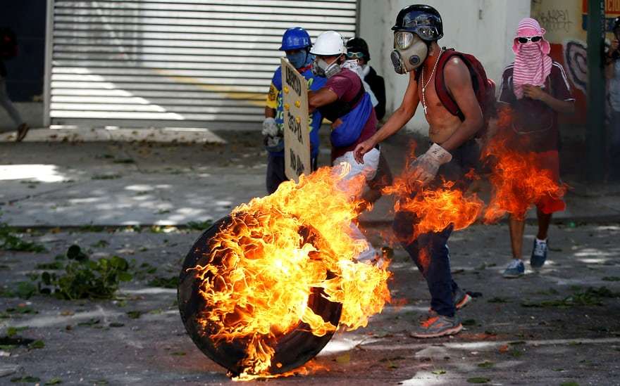 Демонстрации в Венесуэле
