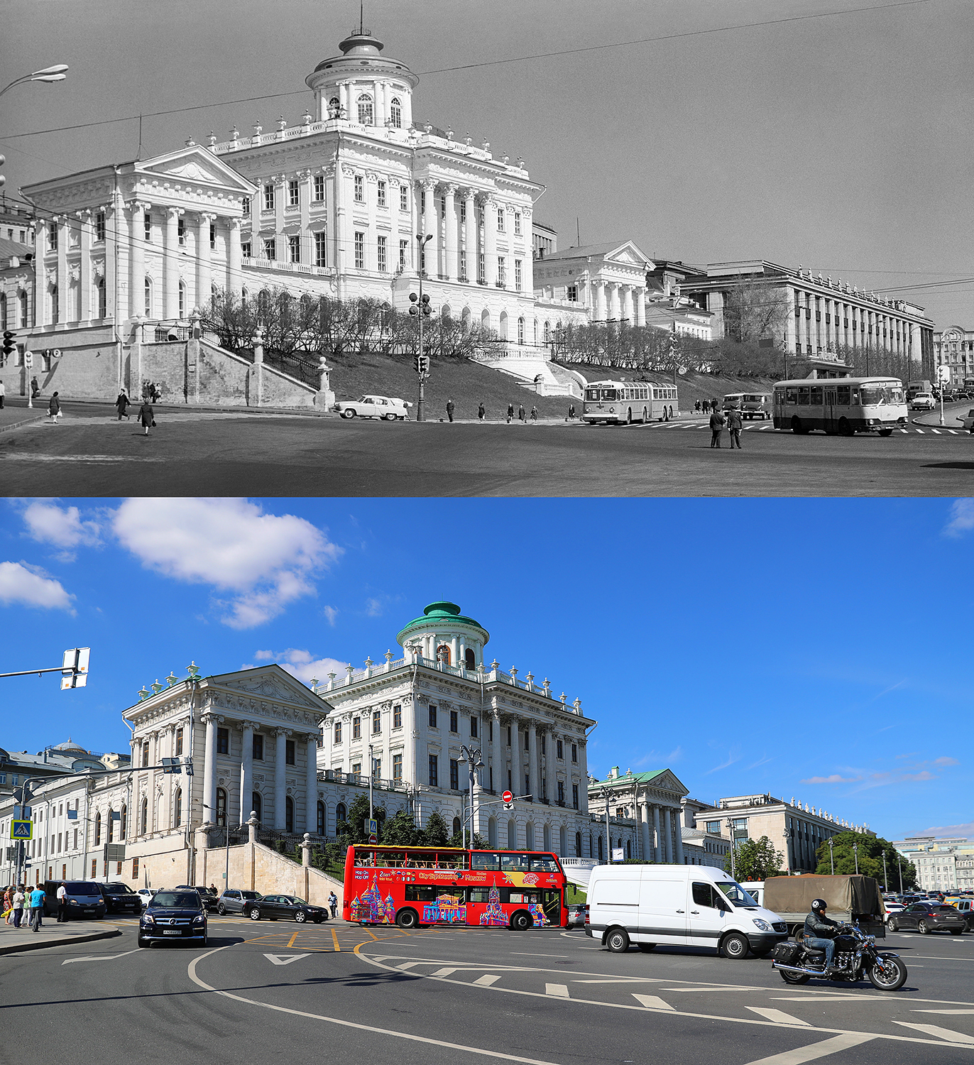 Москва сегодня и вчера
