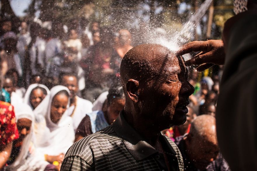 Ритуал изгнания бесов в Эфиопии