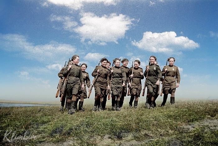 Девушки-снайперы 2-го Белорусского фронта