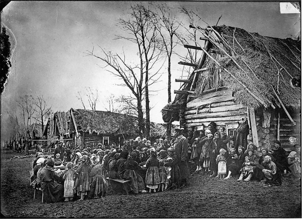 Народная столовая в деревне Пралевке Лукояновского уезда. 1891-1892 гг