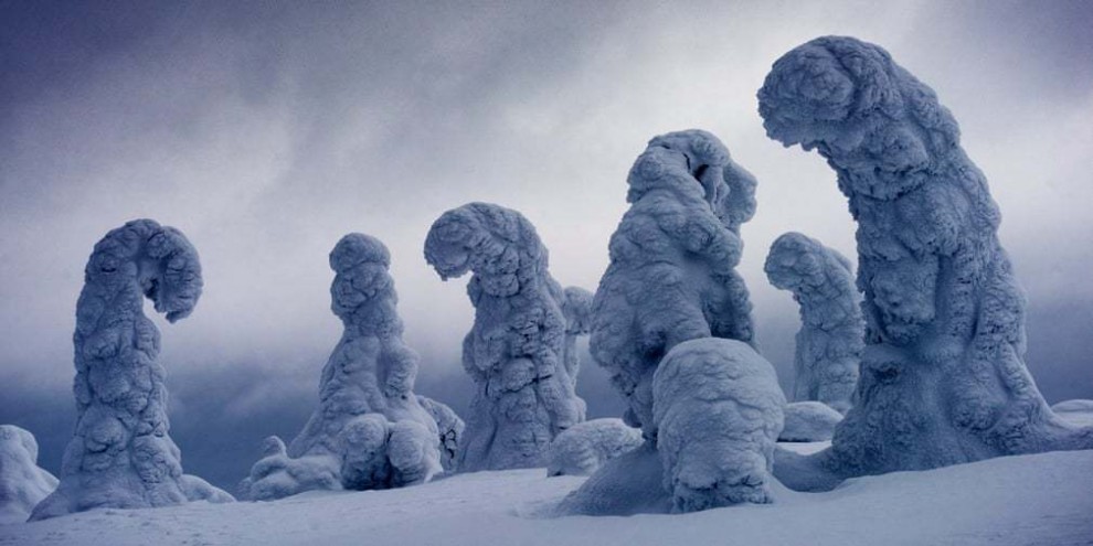 Ледяные гиганты в Финляндии.Фотограф: Игнасио Паласиос